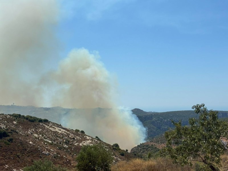 🏴הפצצה ארטילרית לפני זמן מה פקדה את אזור אל-נפה בוואדי זבקין, ובמקום פרצה אש.
