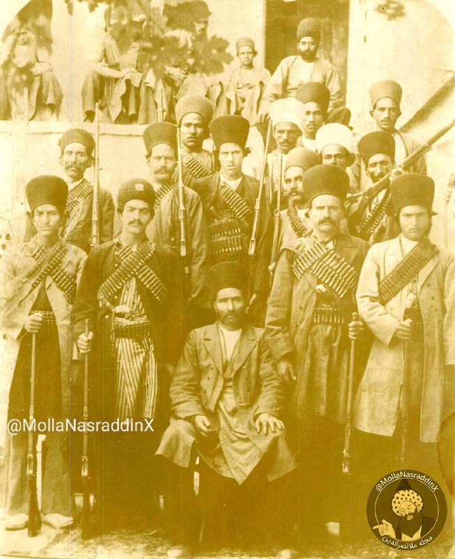 تاریخ تلخ: نایب حسین کاشی و دار و دستهاشاو سردسته نایبیان کاشان بود که عامل برخی شرارتها و ناآرامیها بودند.کانال #تاریخ_تلخ🗞 @ta