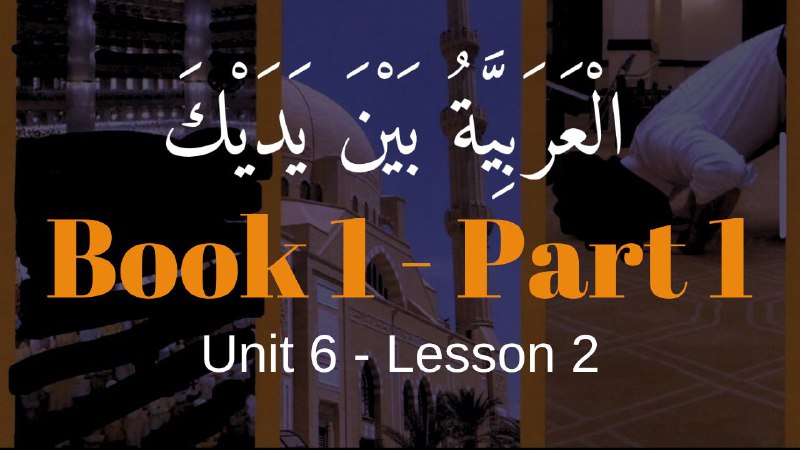 Book 1 | Unit 6 | Lesson 47 | العربيّة بين يديك ⤵️