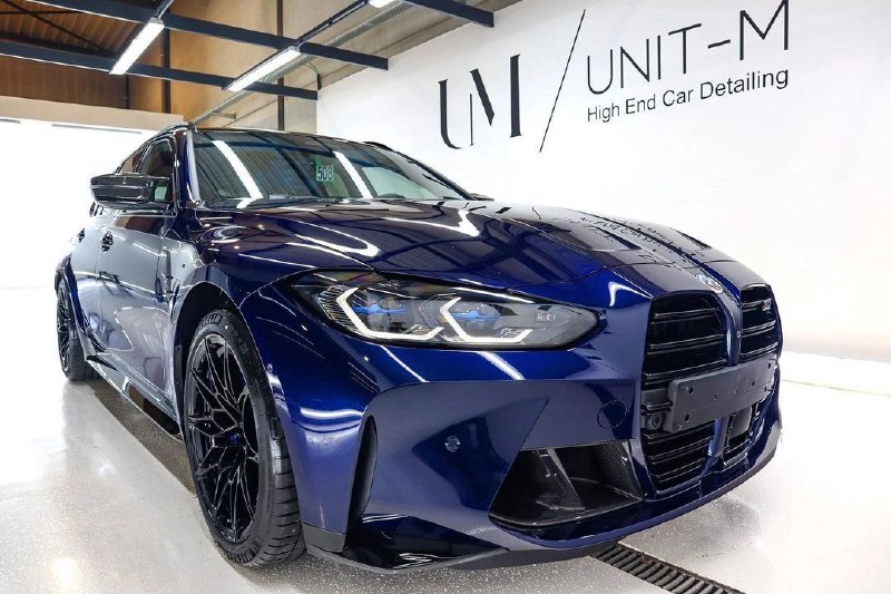 🇩🇪 BMW M3 Competition Touring (G81) в цвете Tanzanite Blue Metallic (BMW Indiv