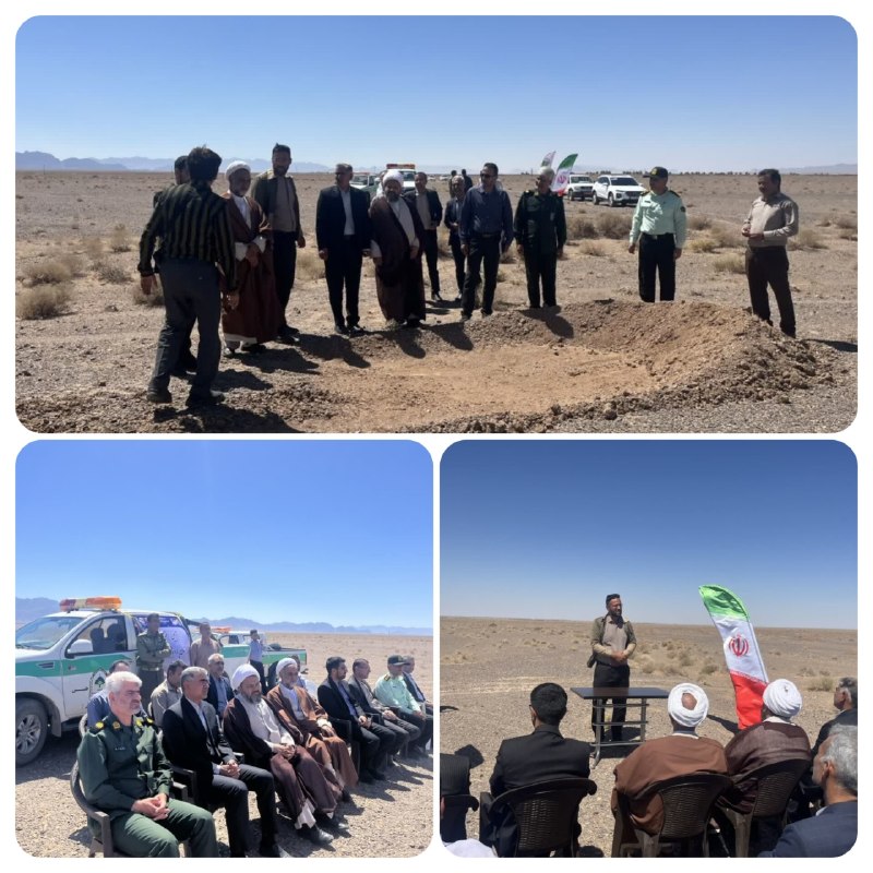 طبسیا 🌴: #در دومین روز از هفته دولت افتتاح پروژه مدیریت رواناب های سطحی شهرستان عشق آباد با حضور فرماندار و امام جمعه محترم شهرست