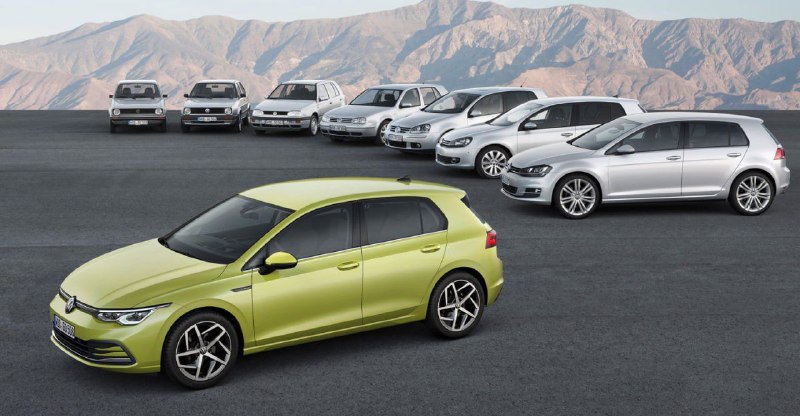 Volkswagen Golf празднует 50-летний юбилей