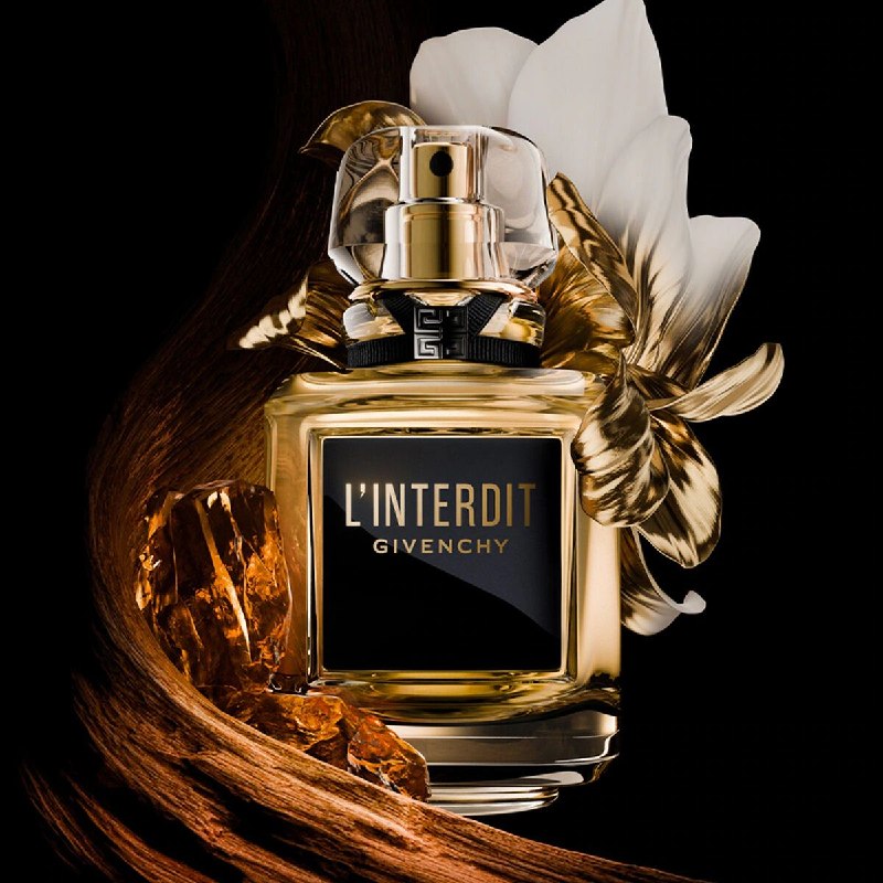 عطر خاطره: Givenchy l'interdit parfum80 ml👠 زنانه🔥 گرم🌺 🍐 گلی میوه ای عنبریمحصول ۲۰۲۵نت های غالب :مریم ، گلابی ، بنزوئین ، بادامhtt