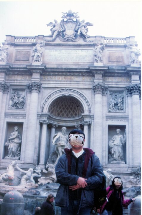 旅行的照片：義大利的羅馬的許願池