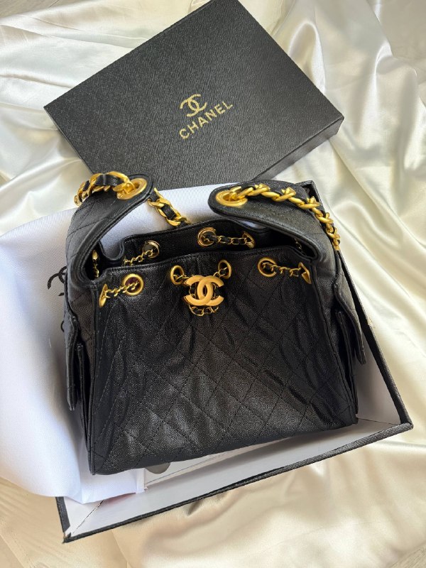 Chanel Chanel Drawstring Bucket Bag