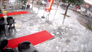 🇦🇱 Student protesters hurled bricks and concrete blocks at #Albania's Education Ministry in Tirana and police fired tear gas and water cannons in response, as a nationwide demonstration over education and social issues turns violent.Follow main channel -> LiveLeak Follow private channel -> LiveLeak Private