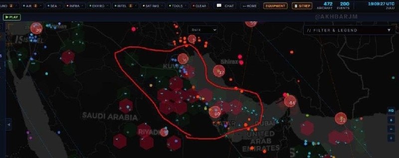 🇸🇦💢 שיבוש חמור ב-GPS בחופי ערב הסעודית
