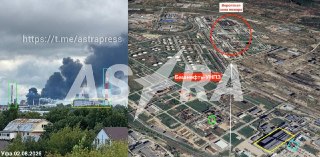 Беспилотники атаковали нефтеперерабатывающие заводы в Уфе и Саратове, пишет ASTRA. Глава Башкортостана написал, что «один из беспилотников сбили над промзоной Уфы, начался пожар». Информации о пострадавших нет.Губернатор Саратовской области рассказал, что 