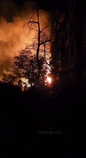 Rostov Governor Yuri Slyusar reported a Ukrainian drone attack on Azov overnight.