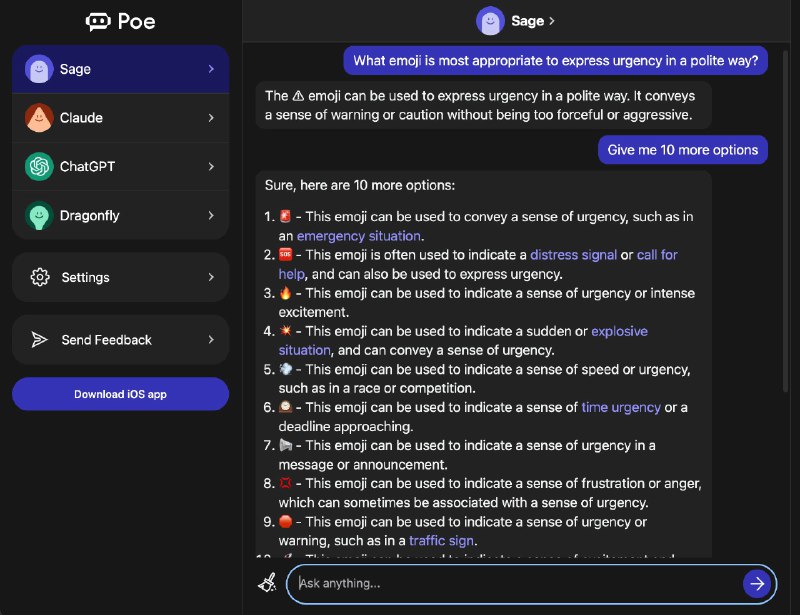 RT Adam D'AngeloWe are excited to launch Poe for desktop today at 