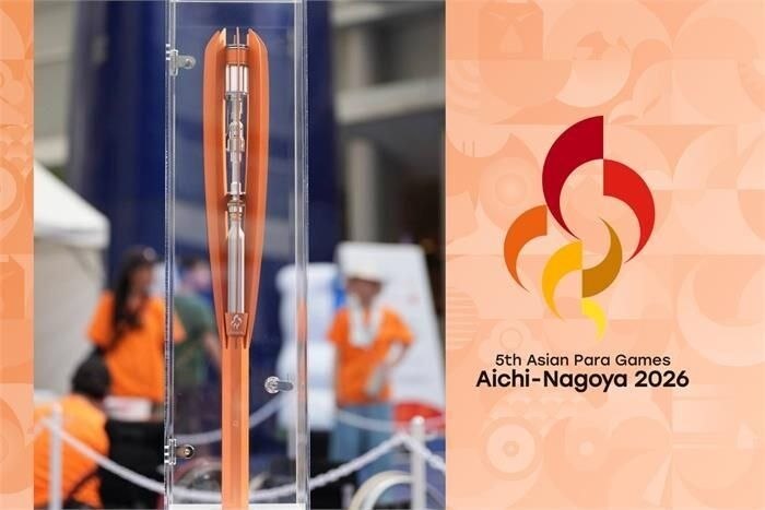 🔸 Nagoya Para Asian Games Torch; סמל לאחדות, שלום ותקווה