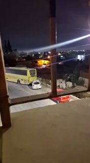 The IDF raids houses during their ongoing invasion of the town of Bnei Naim, east of Hebron.