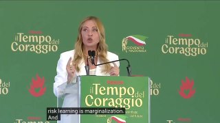 Italian Prime Minister Meloni:
