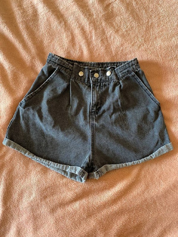 Шорты женские джинсовые DeFacto. Плотная джинса, размер регулируется XS-S. Цена 15 лари. — фото 1