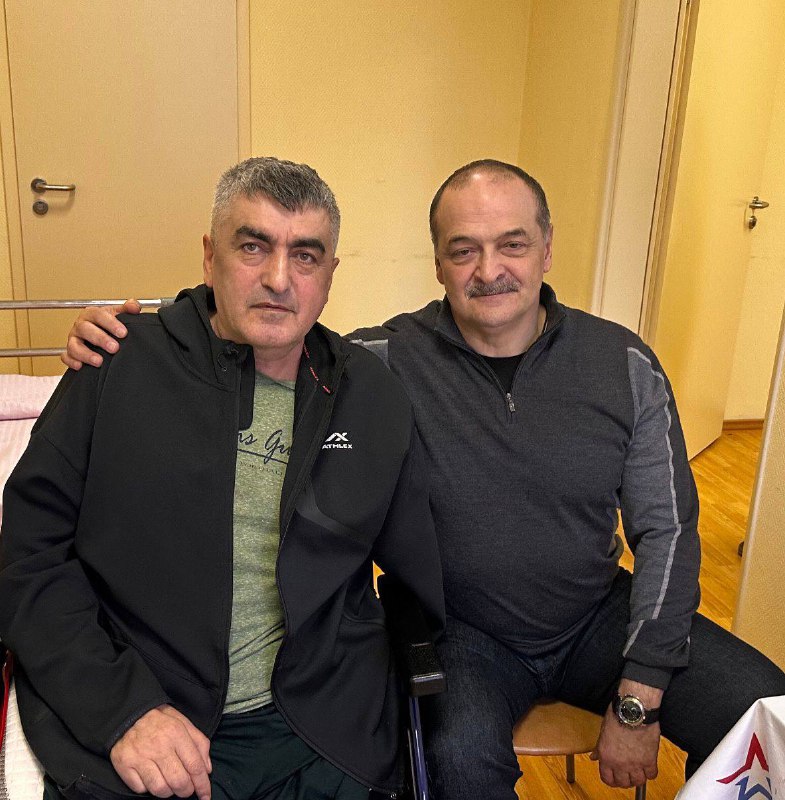 🇷🇺 Каждый раз, бывая в Москве, навещаю мужественного дагестанца, моего друга, Героя России Эседуллу Абдулмуминовича Абачева, что сделал и сегодня. фото