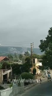 ️🇱🇧🇮🇱 שתי תקיפות אוויריות ישראליות מכוונות בעיירה הלבנונית הכבושה ליד אל סיאד, דרום לבנון.
