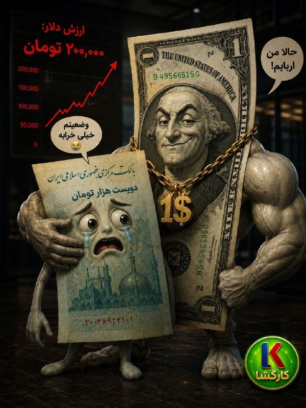 اخبار،طلا،دلار و سکه کارگشا: ❤️دلار رسما به 200هزار تومان رسید@kargosha
