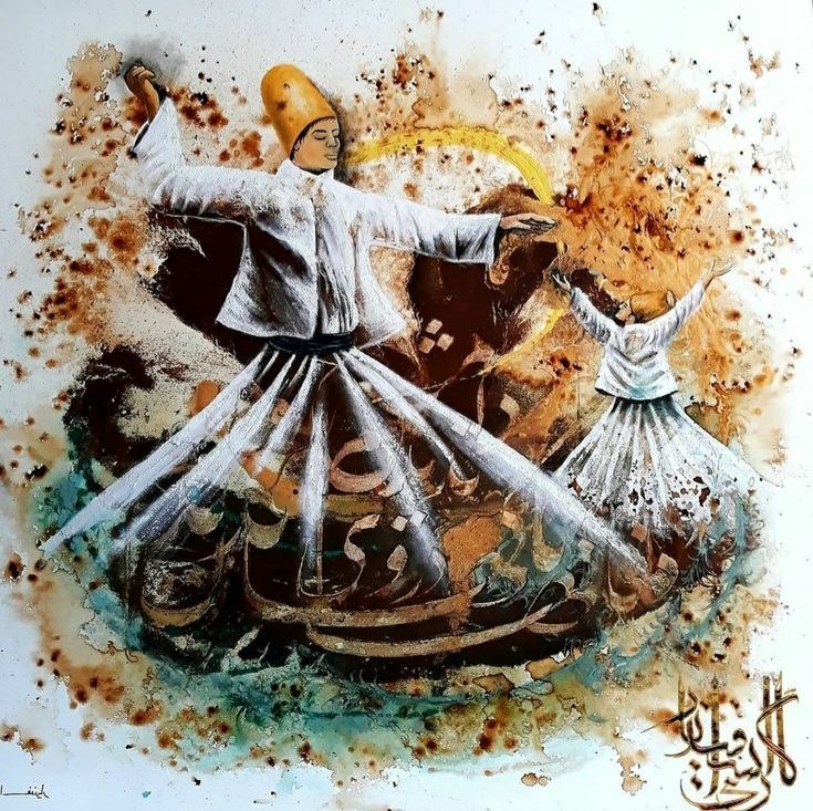 حضرت مولانا: هم توی آن کس که میگوید توی والله تویگوی و چوگان و نظاره گر در این میدان تویو آنک منکر میشود این را و علت مینهددر میان