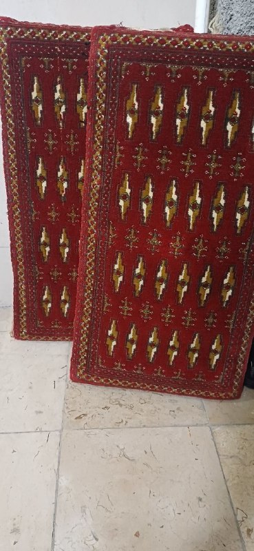 🎺🎺 شیپور دریا🎺🎺: یک جفت قالی پشتی سالم هستند و در حدنو نیستآمل با احترام جفت با هم ۵۵۰