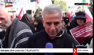 🎦 כתב סוכנות הידיעות הממלכתית של הטלוויזיה האיראנית ברחוב שהריבר ה-17: ניצולי ארבאין צועדים לעבר מקדש הזרא…