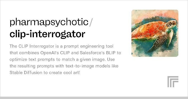 pharmapsychotic/clip-interrogator – Replicate