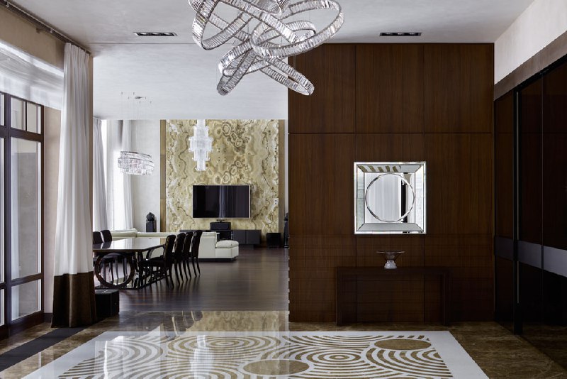 Просторный дом в Переделкино с интерьером на века Большую площадь дома архитекторы подчеркнули открытой планировкой общей зоны кухни-гостиной и хол... - изображение 3 - дом, интерьер, просторный