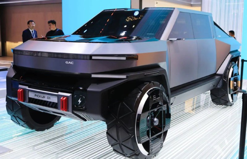 GAC представил кибер-пикап с брутальной внешностью