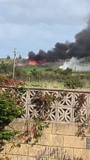 🎥 Photos of the crash site of the British Army training plane