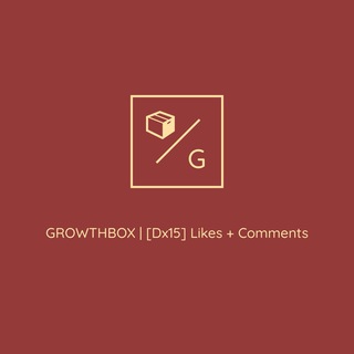 Telegram profile photo for [Dx15] Likes + Comments | 📦 GROWTHBOX 📦