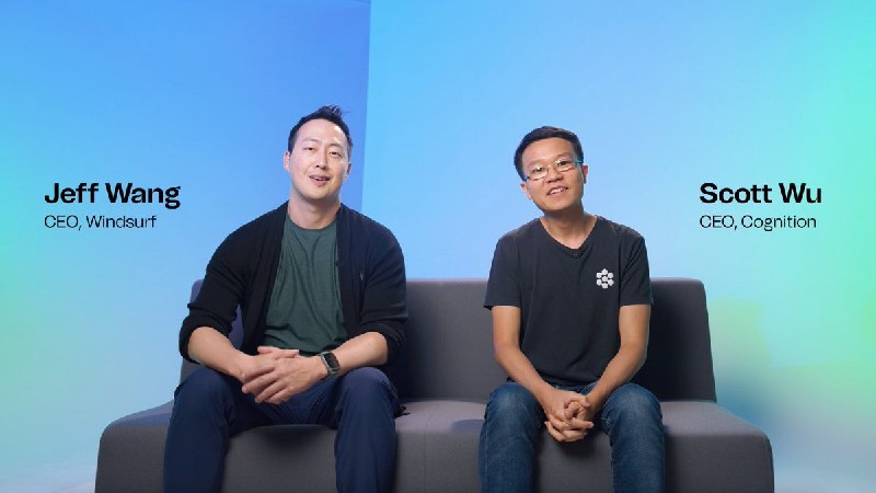 Windsurf 这波收购终于尘埃落定了#ai创造营#最终是 Devin 开发商收购了 Windsurf 剩余的所有工作人员和资产Windsurf IDE 现在又可以重新使用 Anthropic 的模型前 CEO 确实是不地道，不知道 Devin 的收购价格是多少，感觉应该比谷歌买人出的少的多，这波可能还是赚的详细信息：cognition.ai/blog/windsurf