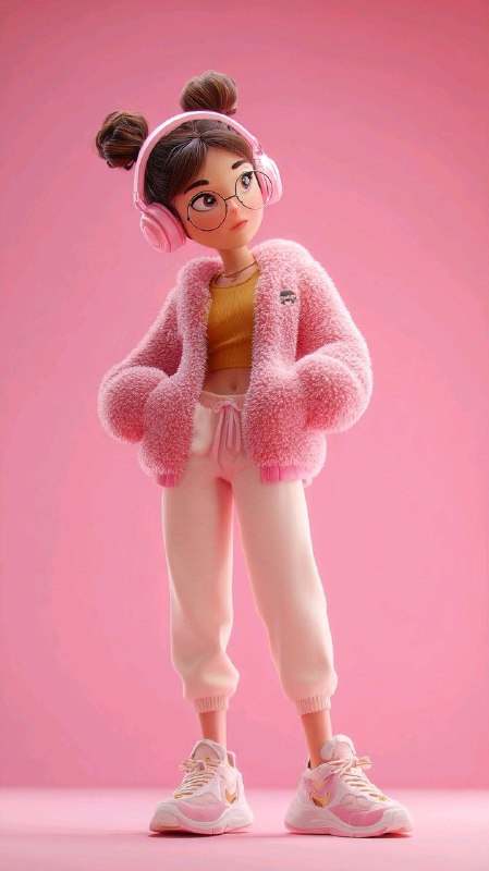 1. 打开2. 上传你的照片3. 使用以下提示词⤵️超高质量3D风格化角色插画，灵感来自皮克斯但原创设计，展现可爱现代女孩角色系列