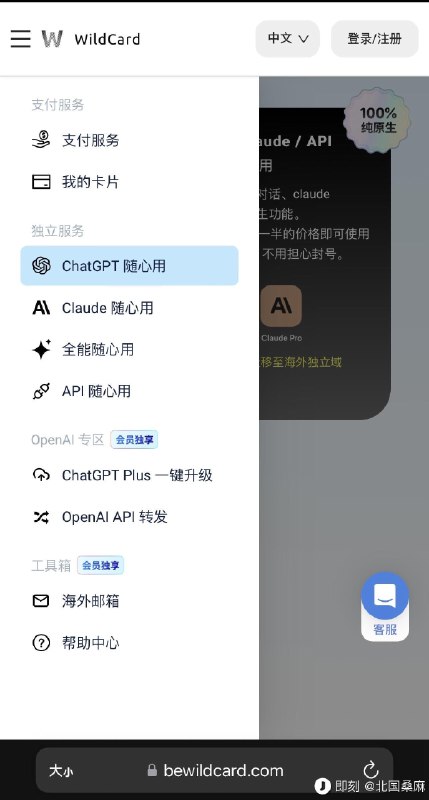 有不少对 AI 感兴趣的朋友，都陆续问过我：他们想付费使用 ChatGPT 4 或 Claude 3.5，但是因为没有海外的信用卡，没有美区 Apple ID ，被卡在了支付环节，不知道如何完成付费订阅