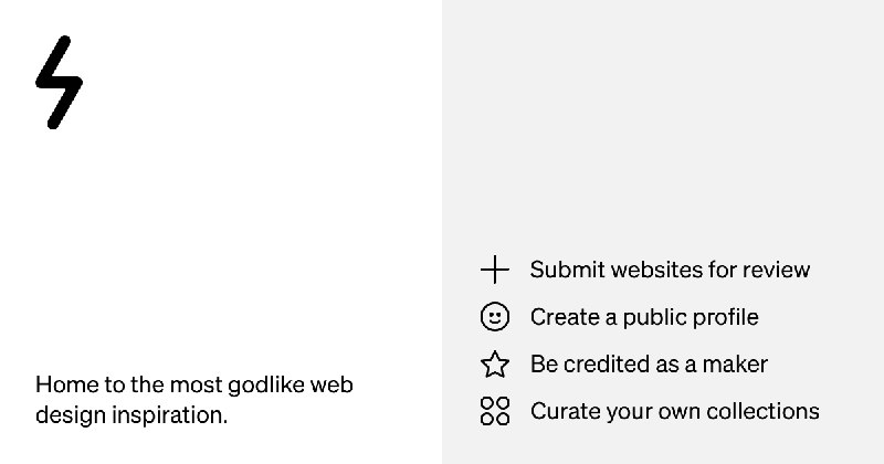 Godly - Astronomically good web design inspiration