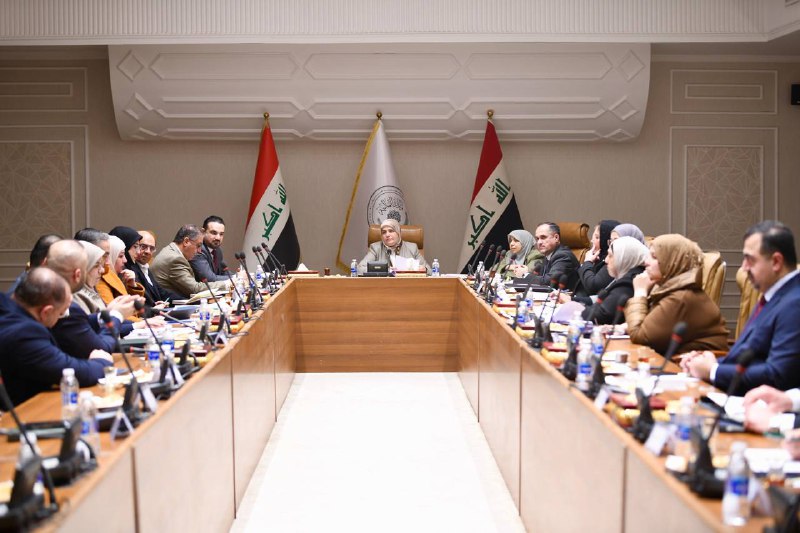 وزيرة المالية تبحث مع أرنست ويونغ إعادة هيكلة مصرفي الرافدين والرشيد وقطاع التأمين