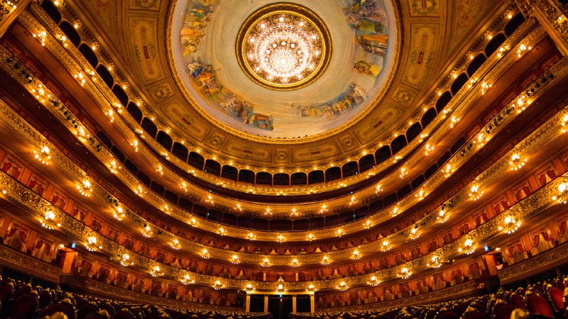 Theater takes center stageTeatro Colón in Buenos Aires, Argentina (© Wei Hao Ho/Alamy)