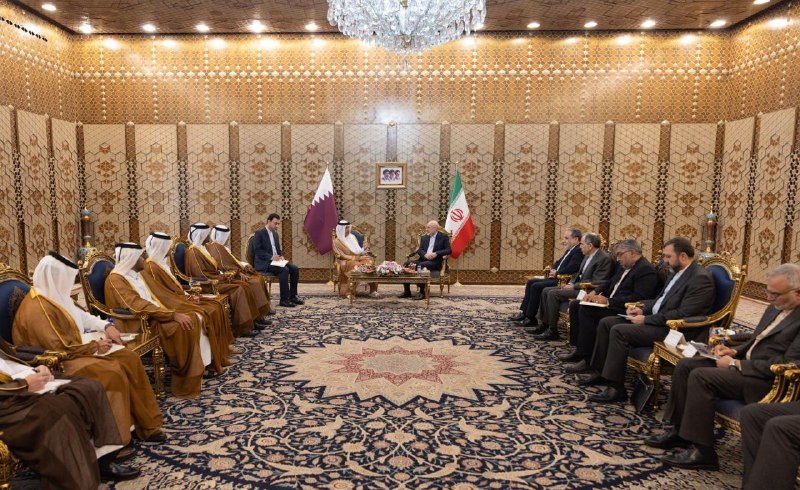 هممیهن: دیدار وزیر خارجه قطر با قالیباف🔹 وزیر امور خارجه قطر در دیداری با رئیس مجلس ایران، بر ضرورت کاهش تنشهای منطقهای تأکید