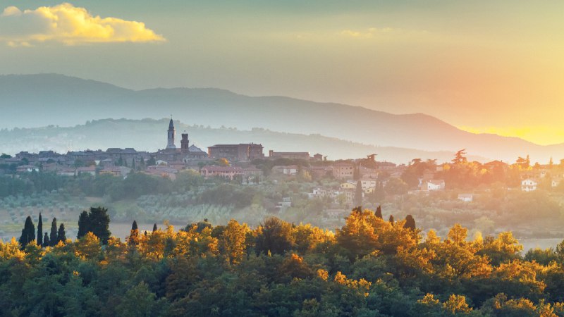 A taste of PienzaTown of Pienza in Tuscany, Italy (© zpagistock/Getty Images)