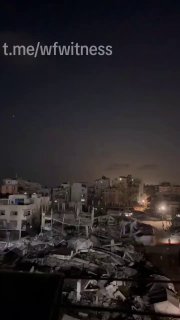 ️🇮🇱🇵🇸 תיעוד של תקיפה אווירית ישראלית על בניין בעקבות אזהרת פינוי במערב העיר עזה.