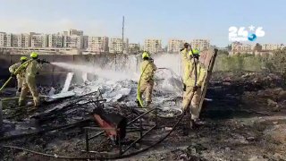🇮🇱 Suspicion of arson: A fire broke out at a waste site in the middle of a grove in the Ramat Eshkol neighborhood of Jerusalem. (.