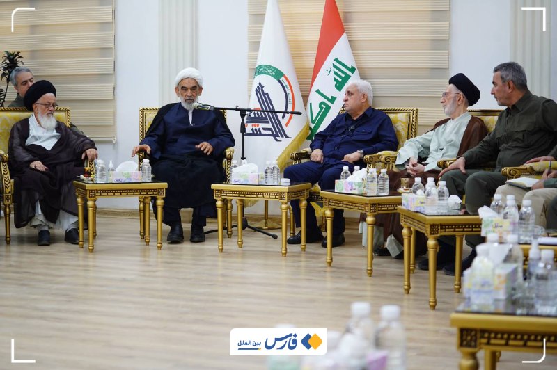 فارس بین‌الملل و سیاست خارجی: دیدار هیأت اعزامی رهبر انقلاب با رئیس الحشد الشعبی در عراق🔹الحشد الشعبی خبر داد رئیس این سازمان «فالح الفیاض» امروز میزب
