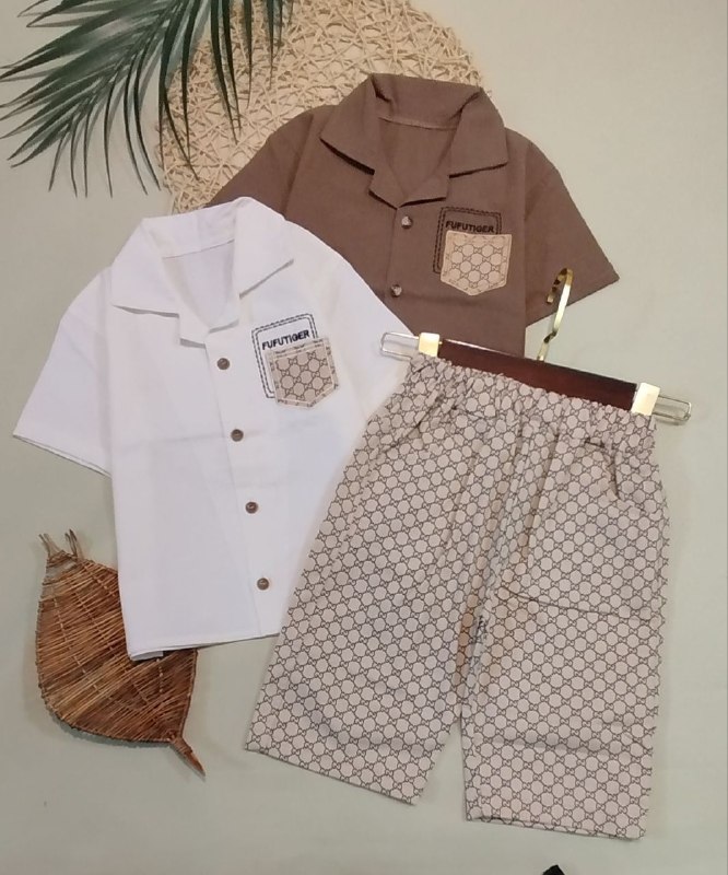پخش بچگانه نی نی ناز👫: 👚👖نام کالا: تیشرت شلوارک 🔍🧵جنس پارچه: تیشرت لنین شلوارک کتان 🔢 سایزبندی: ۴۰/۴۵/۵۰/۵۵💰قیمت: ۷۷۹۰۰۰ تومان💻کدکالا:۱۴۷۵۵
