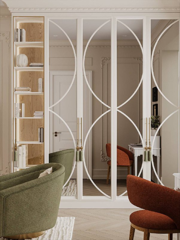 Заказчики купили эту квартиру из-за вида из окна, французского балкона, ну и потому что влюбились в атмосферу старого фонда времен Сталинского ампи... - изображение 8 - заказчики, купили, эту