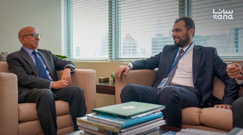 The Director of the International Cooperation Department at the Ministry of Foreign Affairs and Expatriates, Kutaiba Kadish, met with the Acting Director General of the Director General for the Middle East, North Africa and the Gulf at the European Commission, Michael Krenching, and the Assistant Secretary General of the United Nations in the Department of Economic and Social Affairs of the Hanif, the Division for Economic and Social Affairs. The eighty-first session of the United Nations General Assembly.