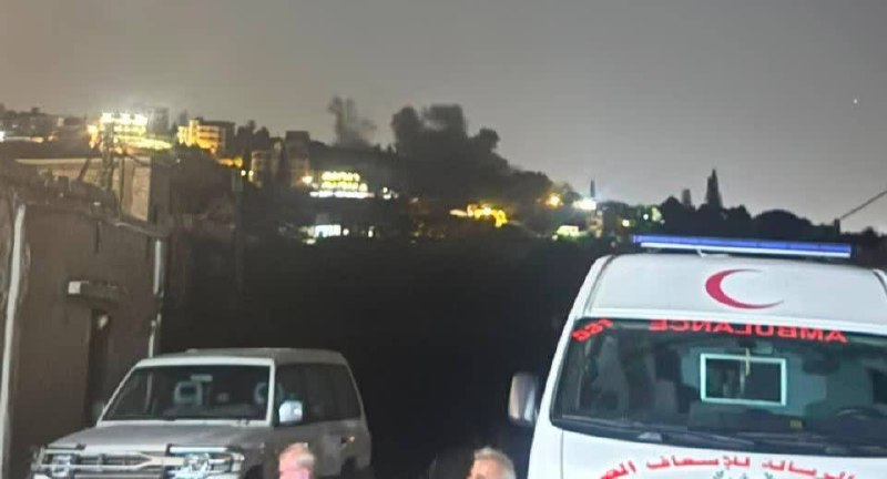 🔴 שבויי הפצצה אווירית של ישראל תקפו את אזור "משאה אל-מנסורי" בדרום לבנון.