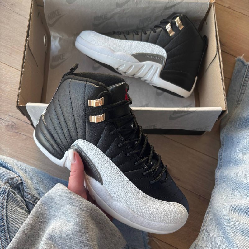 Jordan Jordan 12 Retro Taxi Playoffs White Black, фото 3
