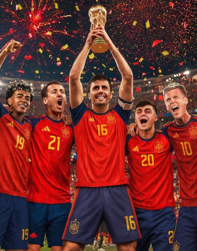 زنگ ورزش: 🇦🇷 آرژانتین 0-1 اسپانیا 🇪🇸🏆 اسپانيا در دیداری کاملا یک طرفه، مسی و رفقا رو شکست داد و قهرمان جام جهانی شد!📝نشریه زنگ ورز