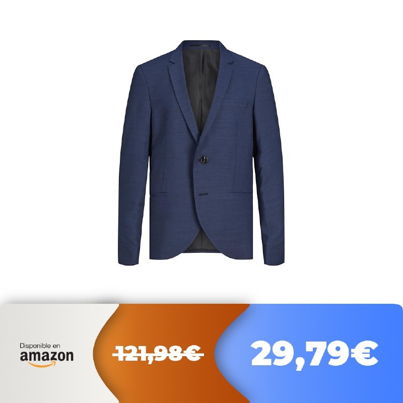 🔥 JACK & JONES Jprsolaris Blazer Jr. para Niño  😱 -76%! MEGAprecio! ¡Mínimo hist