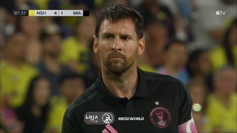 Leo Messi Lovers | آرژانتین: پایان بازینشویل ۴ - ۱ اینترمیامیپاس گل مسی 👟➣ @Leo_Lovers