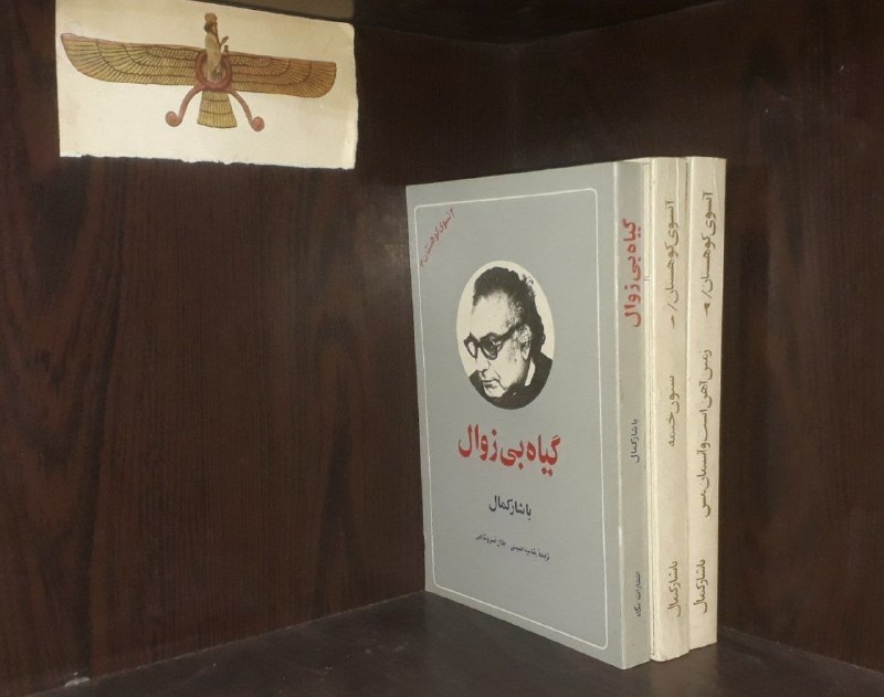 📦 فروشگاه کتاب جلدی ( فروهر) 📚: 📕 کتاب :۳جلدی📗آنسوی کوهستانزمین اهن استستون خیمهموضوع:#رمان✍️ اثر :یاشار کمالبرگردانرضا سید حسینی📚انتشارات زمان🗓چاپ ۶۳💰ق