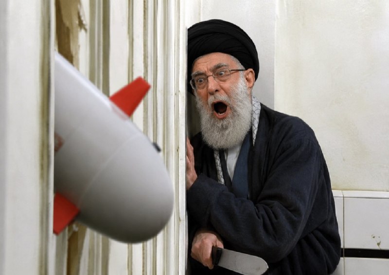 طنز سیاسی سوپاپ اطمینان: خوشحالی مردم از حملات سنگین به بیت رهبری جمهوری تروریست اسلامی #IRGC در قلب پاستور #تهران منم همینطور خواهر جون منم همین